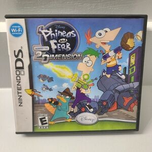 Nintendo DS Phineas and Ferb: Across the 2nd Dimension - Game w/Case Pre-owned
